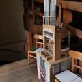 Une maquette pédagogique présentant le fonctionnement d'un orgue